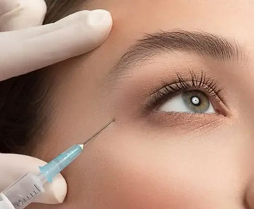 تزریق بوتاکس اطراف پلک